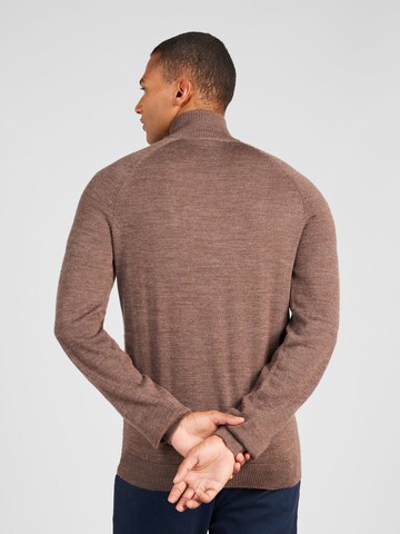 Bruun & Stengade Sweater 'Pelle' in Brown