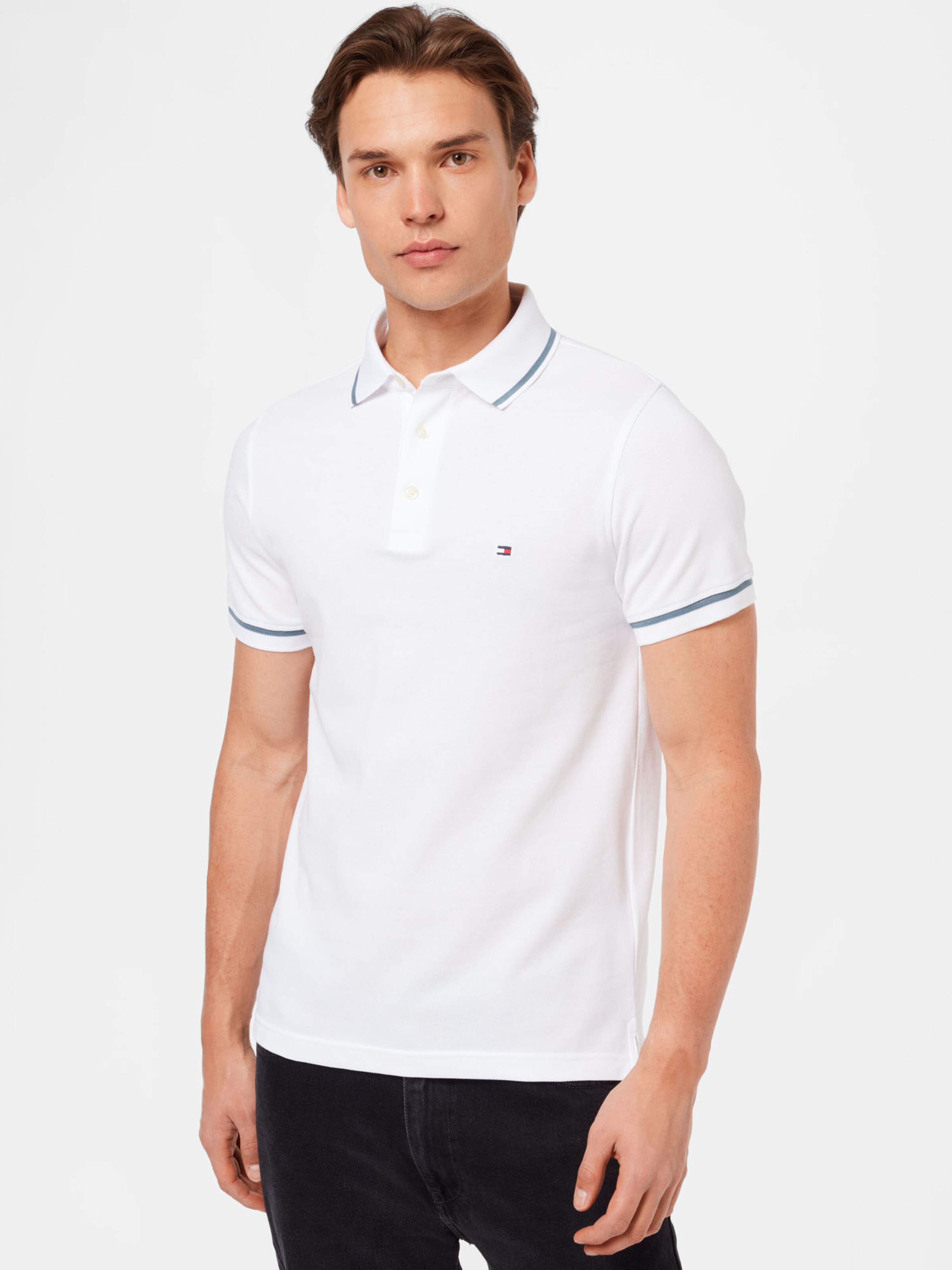 tommy hilfiger denim polo shirt