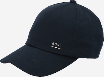 Casquette BOSS en bleu : devant
