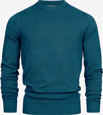 Pull-over Kronstadt en bleu : devant