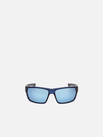 TIMBERLAND Zonnebril 'Timberland TB00002 Matte black 64/16/135 MAN Sunglasses' in 64 in de kleur Blauw, Productweergave