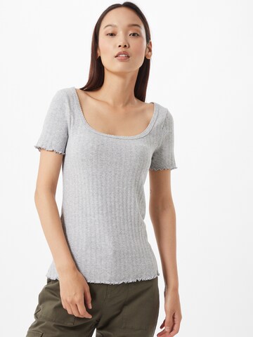 GAP Shirt 'POINTELLE' in Grau: predná strana