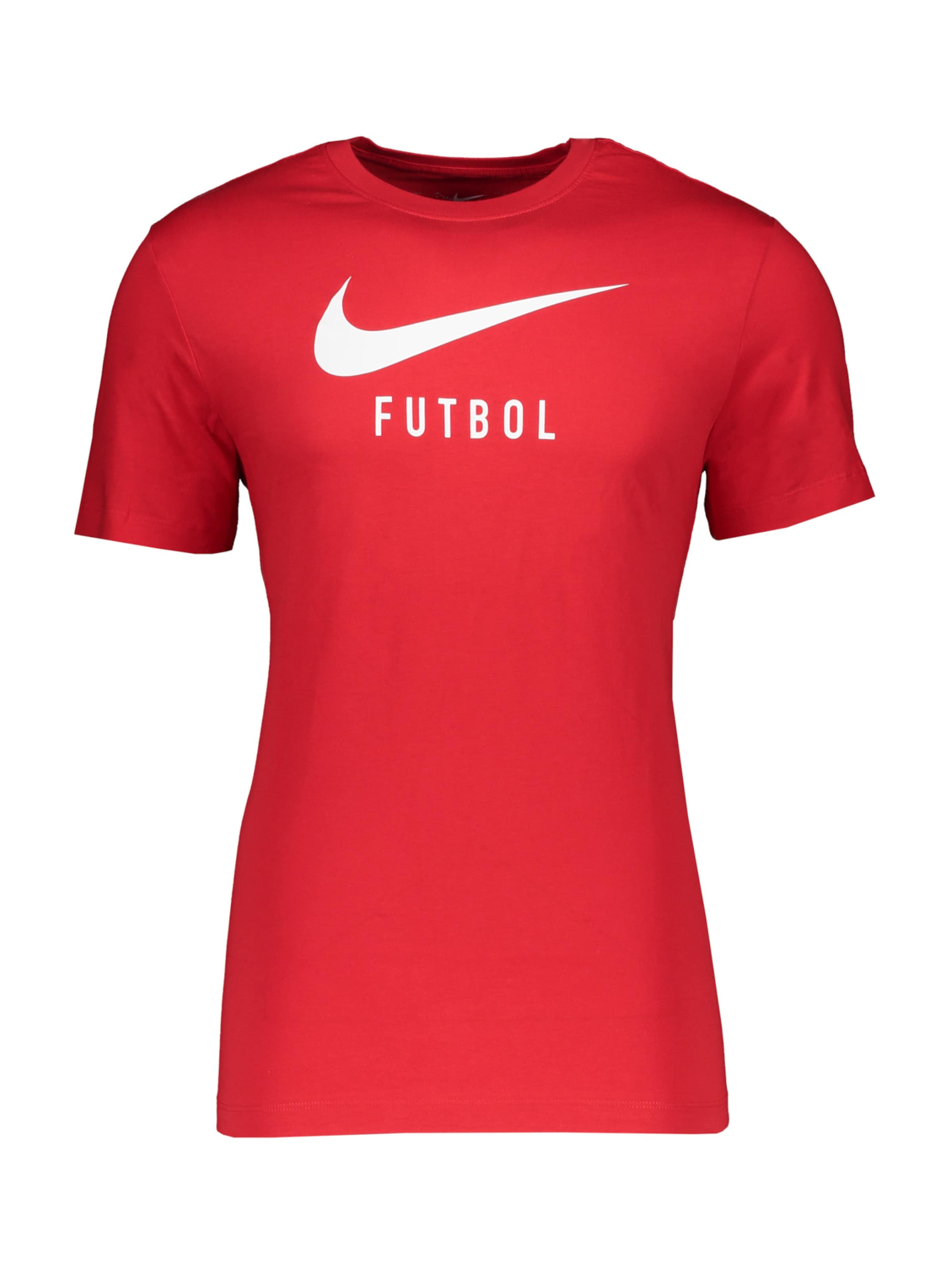 NIKE Funktionsshirt 'Swoosh' in knallrot / weiß, Produktansicht