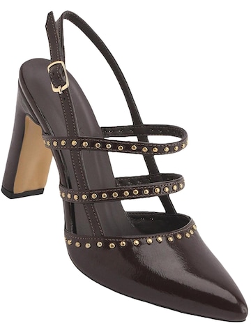 Limoya Slingback Pumps 'Damen-Absätze' in Brown: front