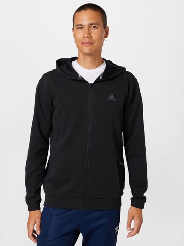 ADIDAS SPORTSWEAR Sportssweatjakke 'Aeroready ' i sort: forside