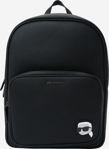 Karl Lagerfeld - Mochila 'Ikonik 2.0' en negro: frente