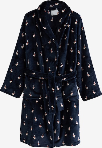 Next Long Bathrobe in Blue: front
