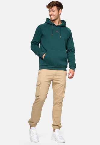 INDICODE JEANS Sweatshirt 'Virginia' in Groen