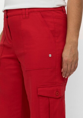 SHEEGO Regular Cargo Pants in Red