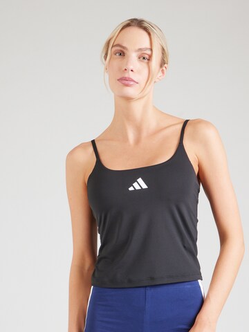 Haut de sport 'OPTIME' ADIDAS PERFORMANCE en noir : devant