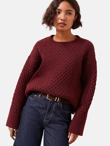 Friends Like These Sweater in Red: front