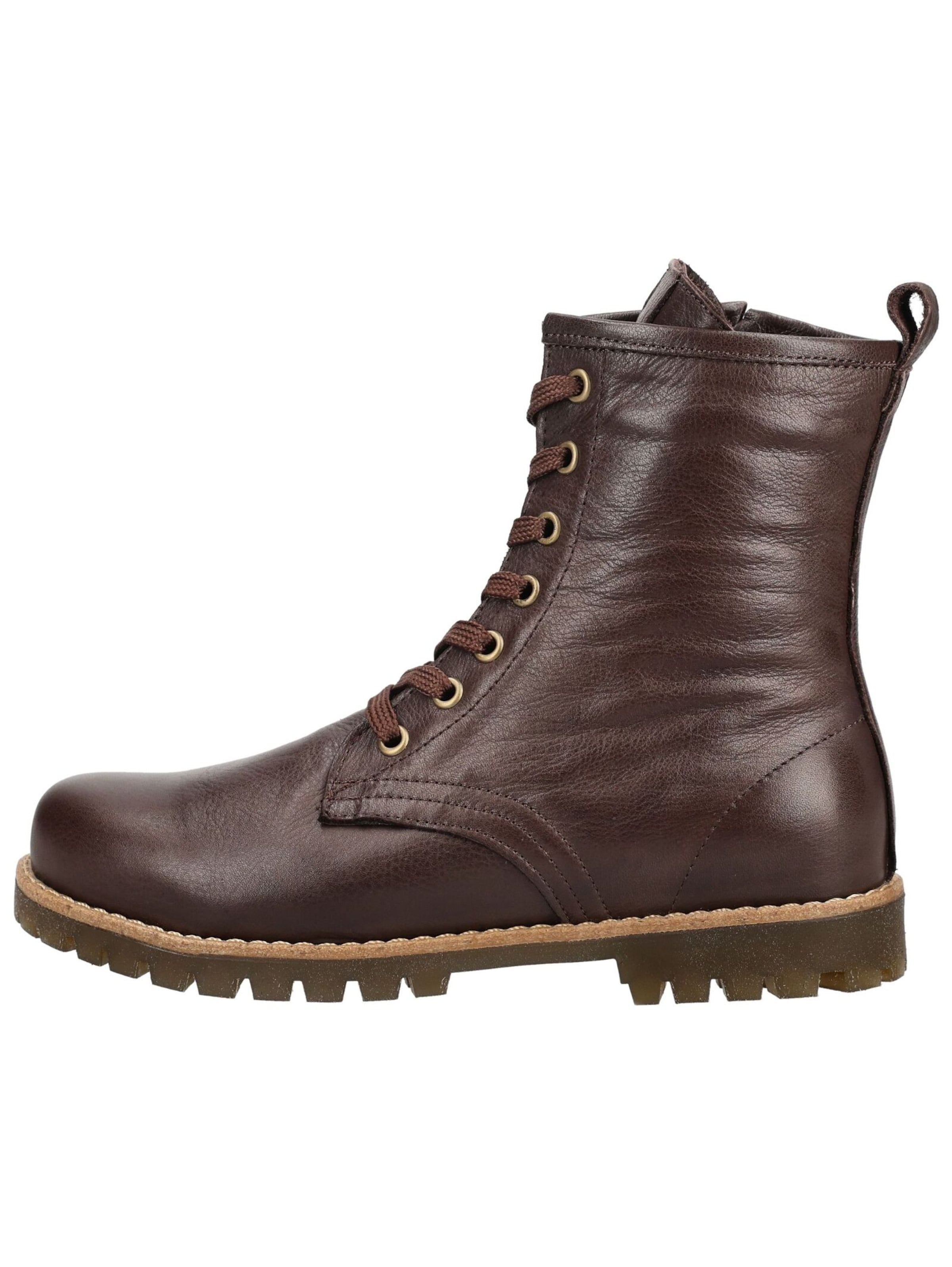 ANDREA CONTI Lace-up bootie in Brown