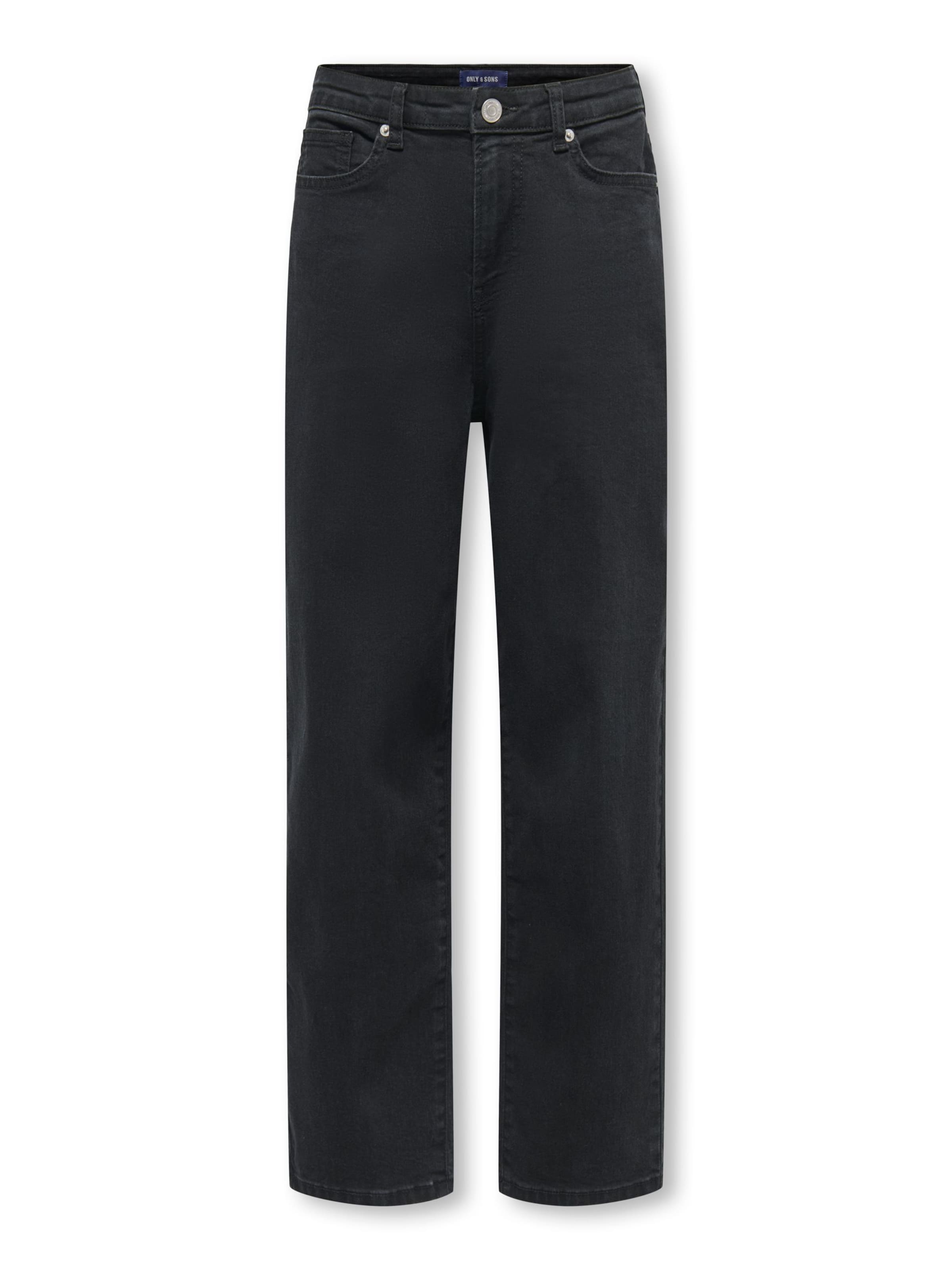 Only & Sons Junior - Vaquero 'OSJFade' en negro: frente