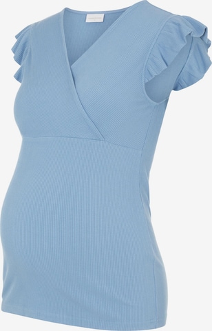 MAMALICIOUS Shirt 'Dalia' in Blauw: voorkant