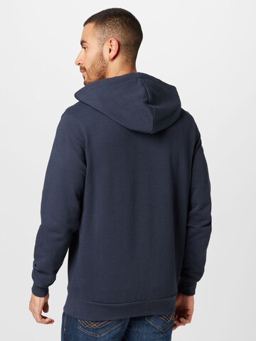 KnowledgeCotton Apparel Sweat jacket in Blue