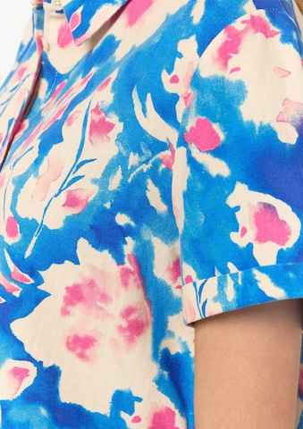 comma casual identity Bluse in Blau