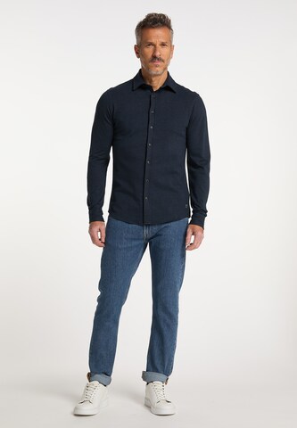 DreiMaster Maritim Slim fit Overhemd in Blauw