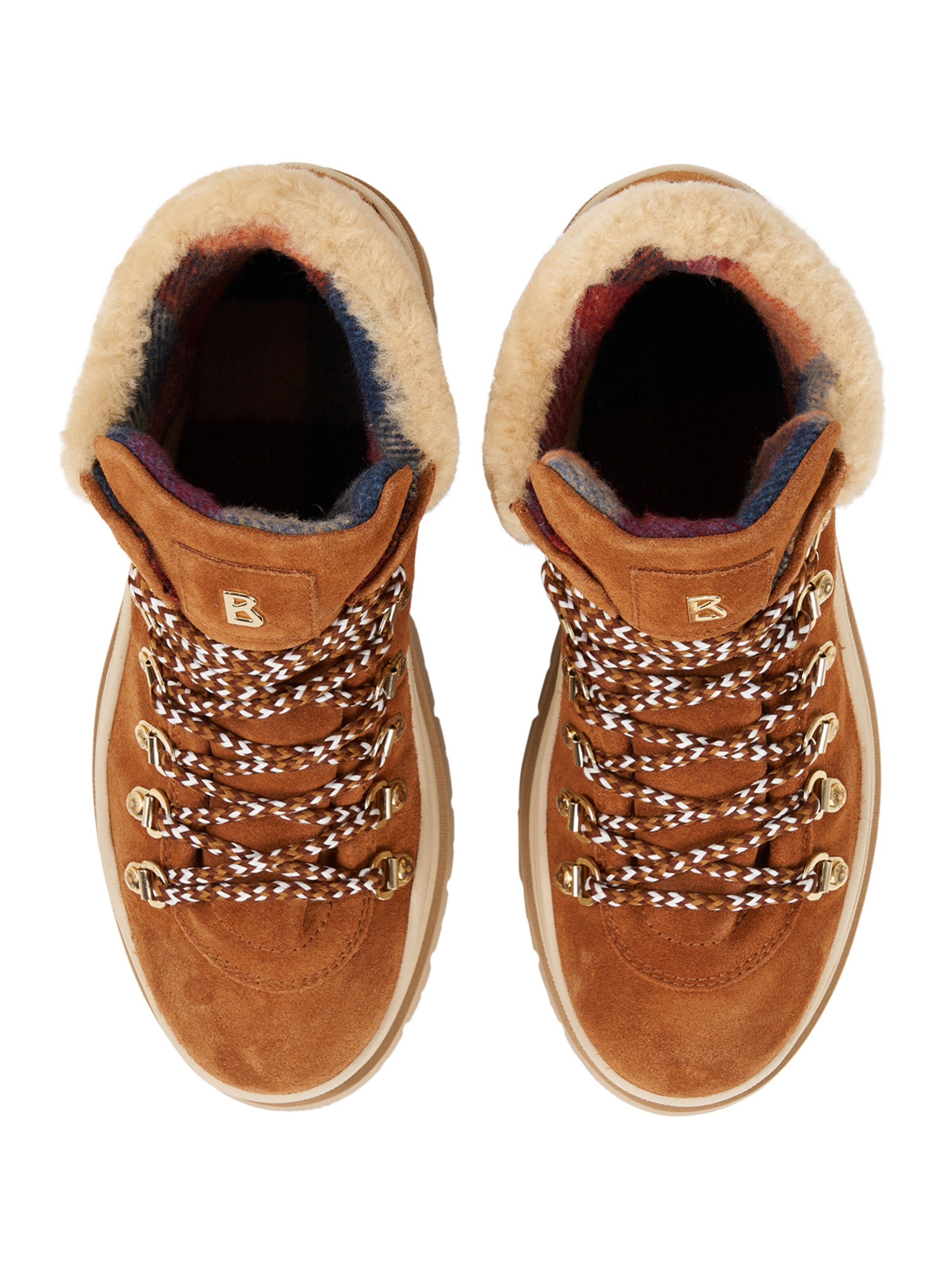 BOGNER Schnürstiefelette 'Arosa' in Braun