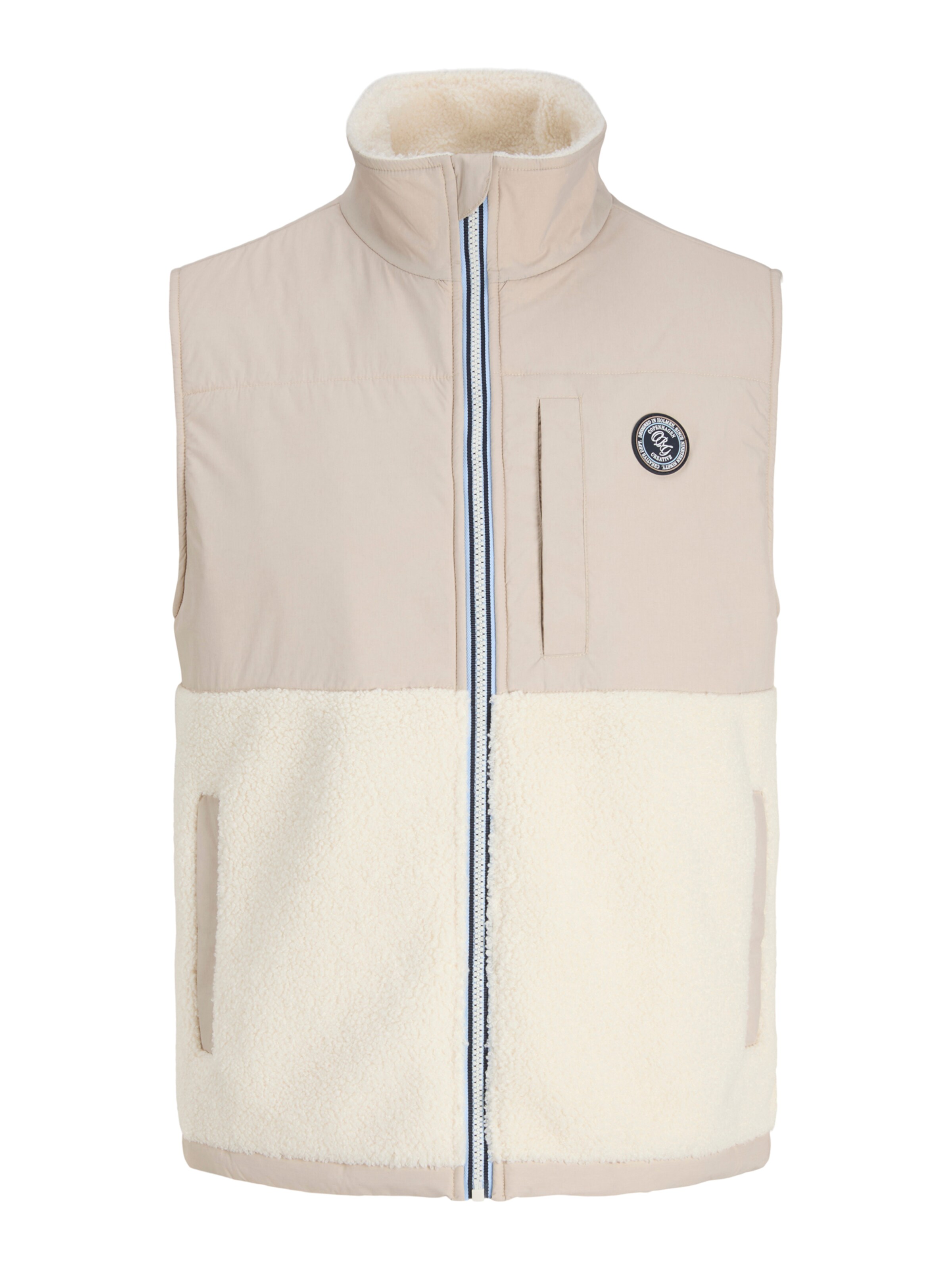JACK & JONES Vest 'JORFREDERIKSBERG' in Grey: front
