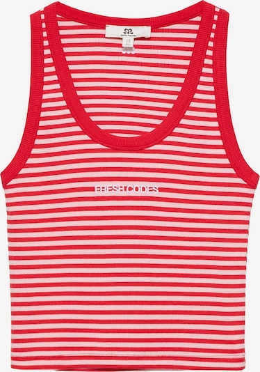 Pull&Bear Toppi 'PACIFIC' koossa XS värissä roosa / punainen / valkoinen, Tuotenäkymä