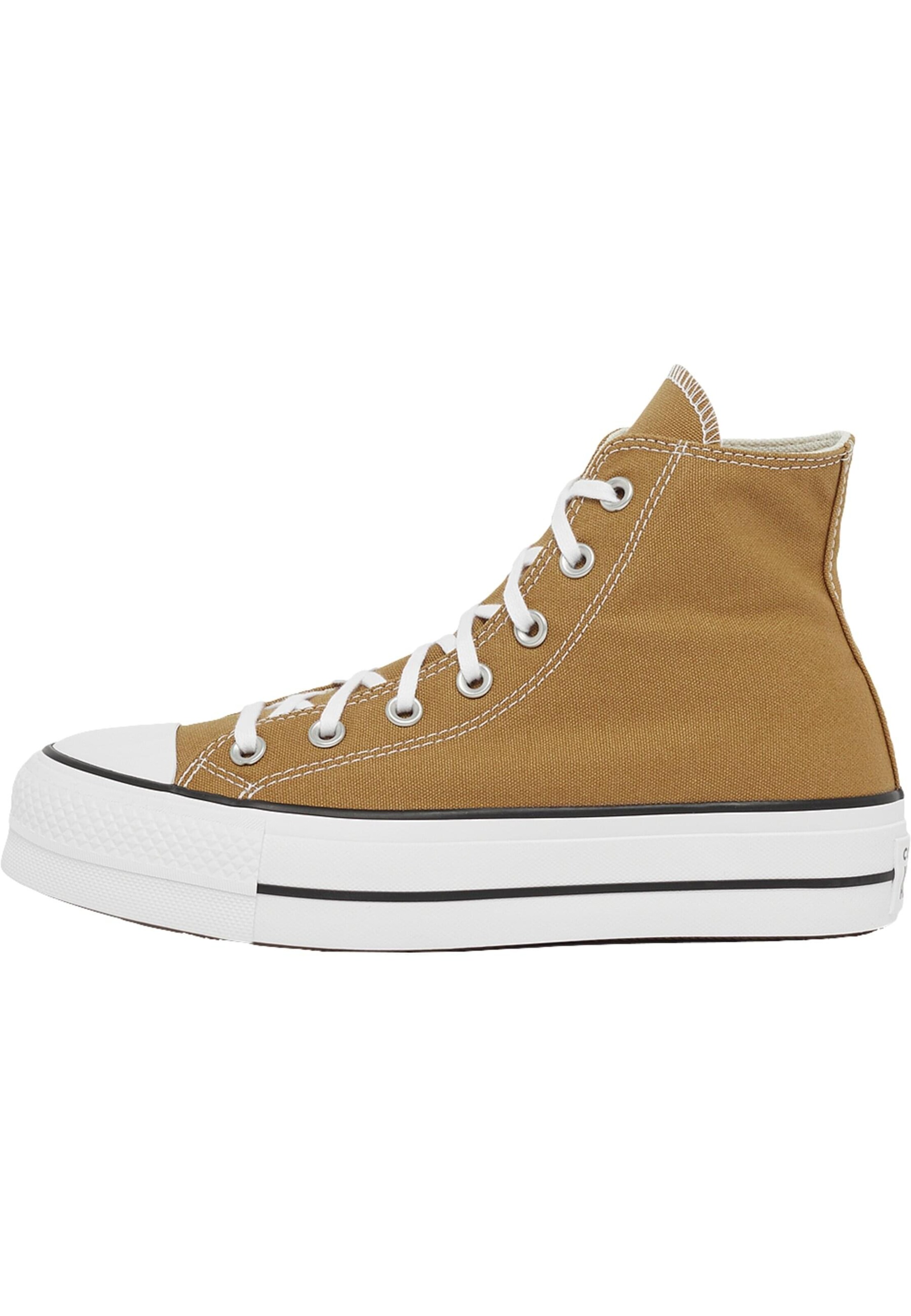 Sneaker alta 'Chuck Taylor All Star Lift' di CONVERSE in giallo