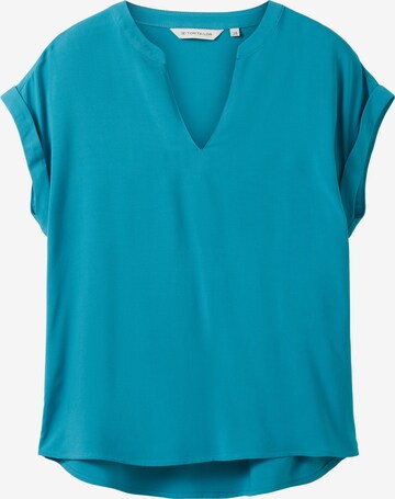 TOM TAILOR Bluse in Blau: predná strana