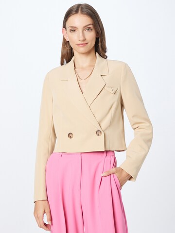 Aware Blazers 'UTE' in Beige: voorkant