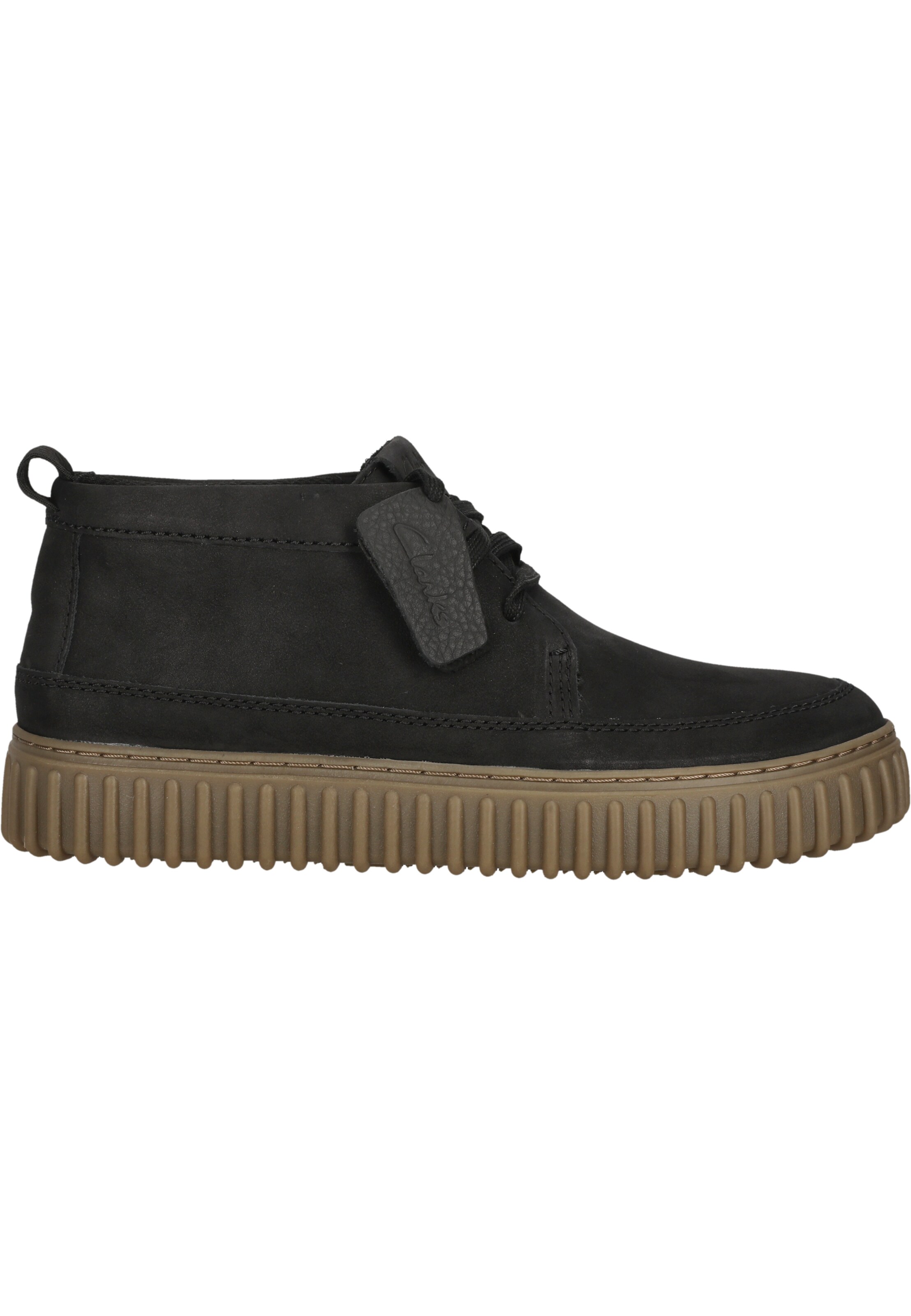 CLARKS Boots 'Torhill Lace High' in Zwart