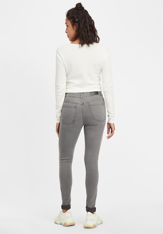 Oxmo Skinny Jeans Hose 'Lenna' in Grau