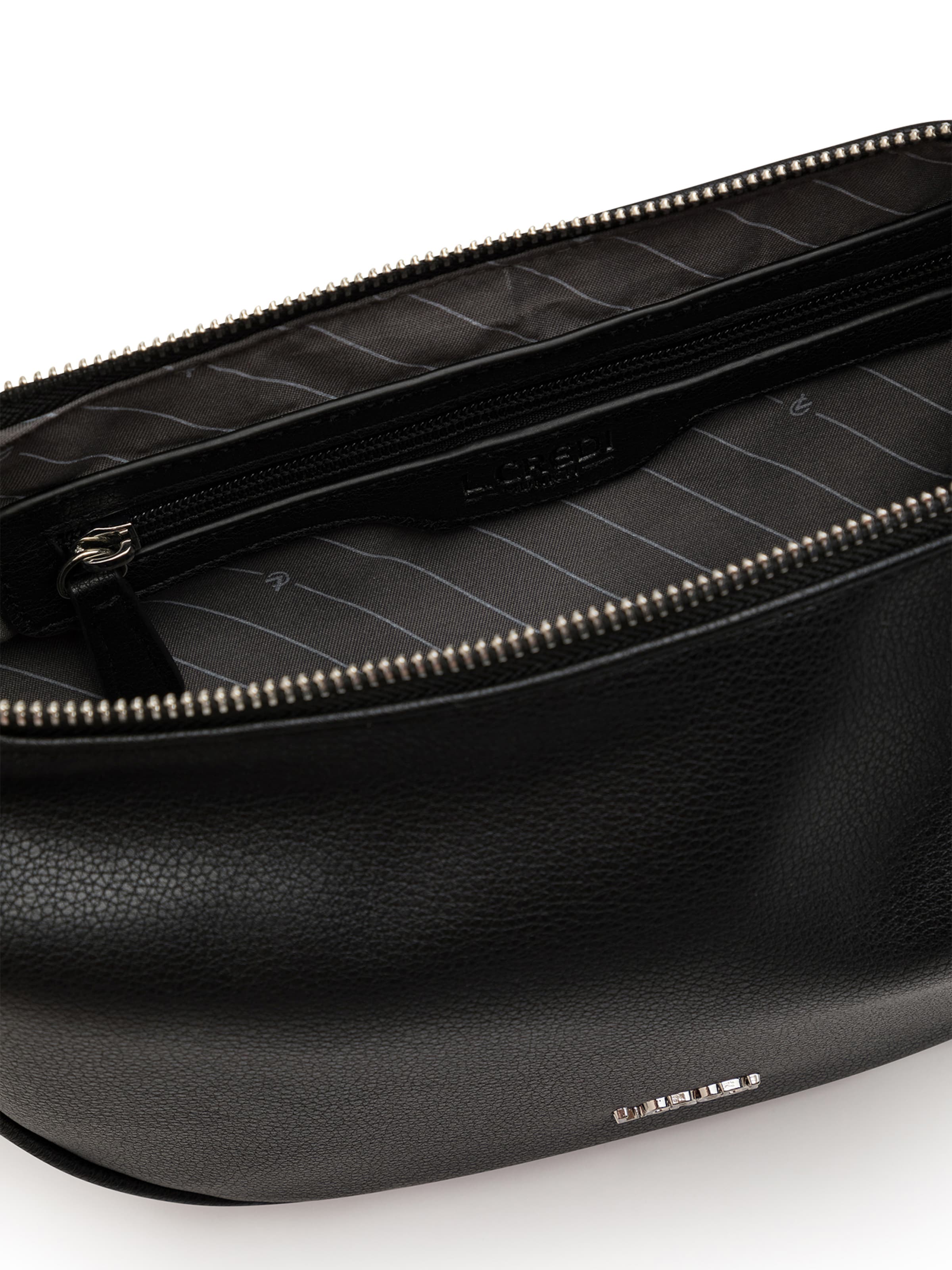 L.CREDI - Mala de ombro 'Nelani' em preto