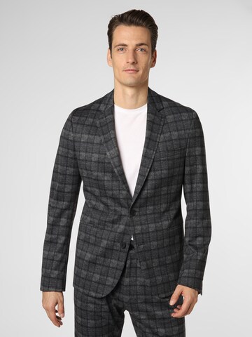 DRYKORN Slim fit Blazer 'Hurley' in Grey: front