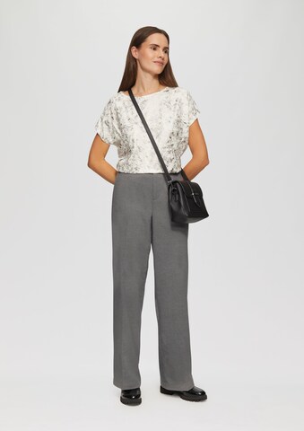 s.Oliver Wide leg Pantalon in Grijs