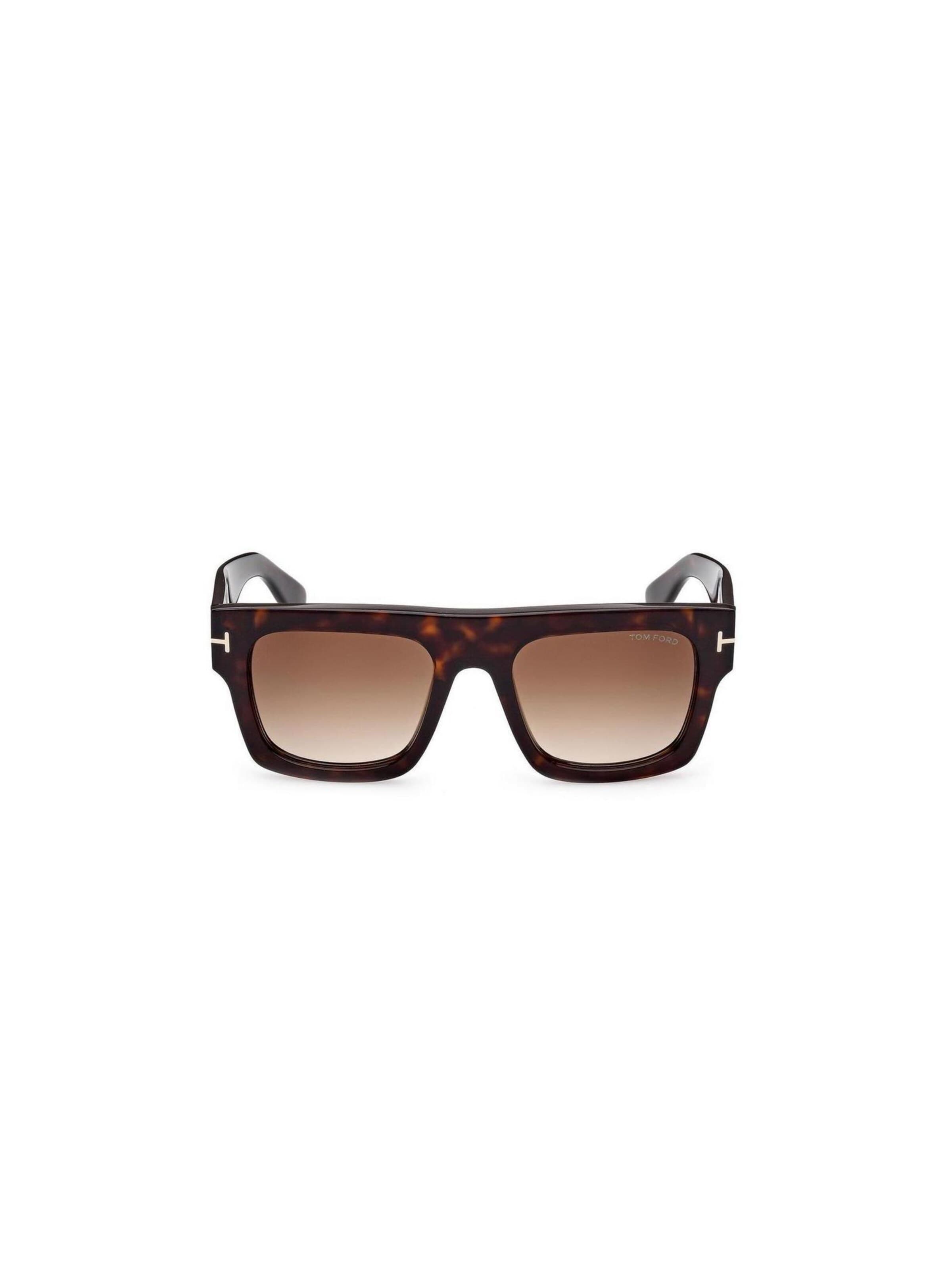 Tom Ford Solglasögon 'FAUSTO FT0711 52F' i brun: framsida