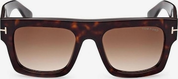 Lunettes de soleil 'FAUSTO FT0711 52F' Tom Ford en marron : devant