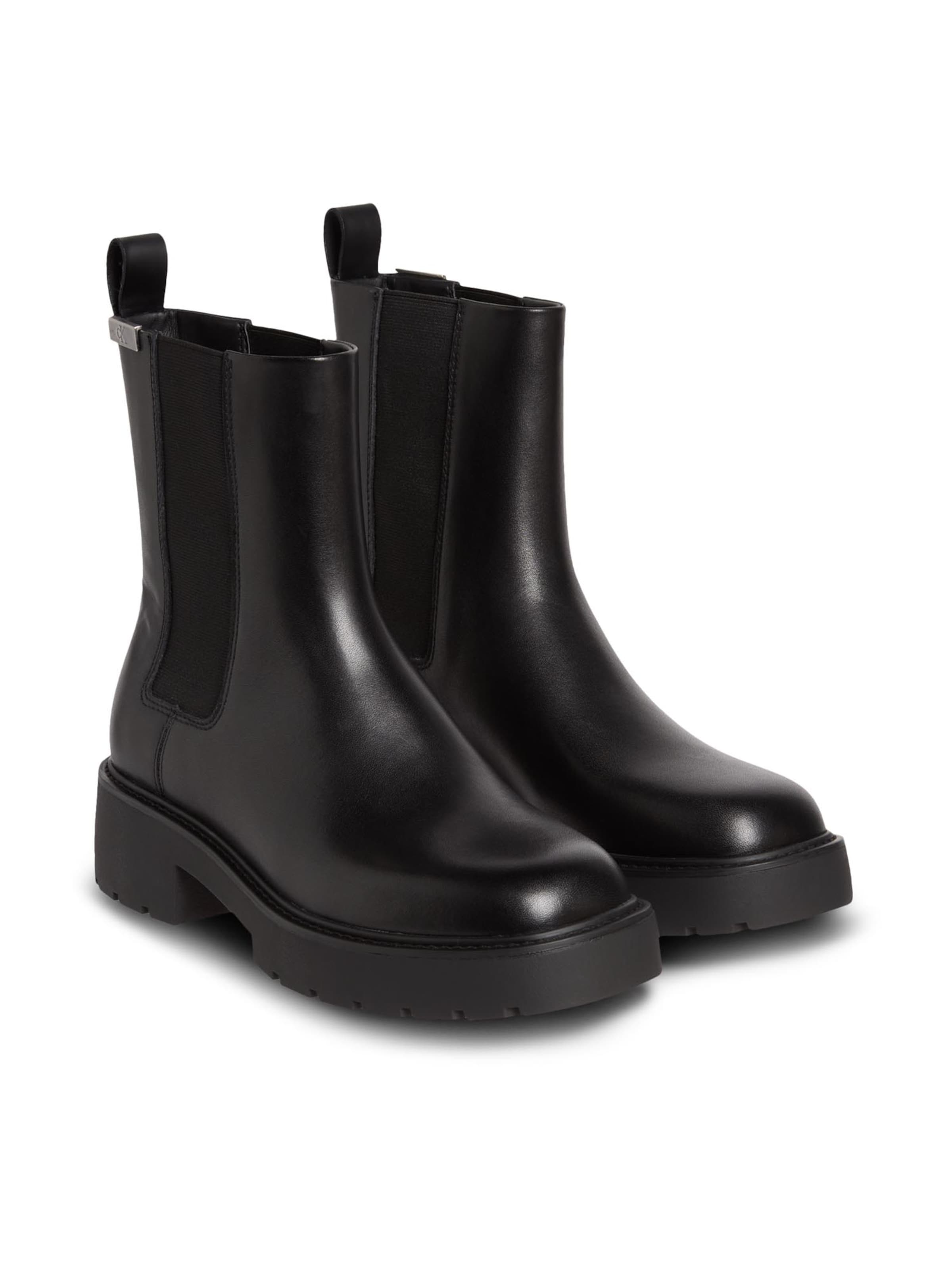 Calvin Klein Chelsea škornji | črna barva