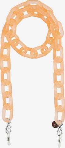 Cheeky Chain Munich Brillenkette 'Icy' in Orange: Vorderseite
