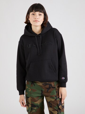 Champion Authentic Athletic Apparel Sweatshirt 'Rochester' in Schwarz: predná strana