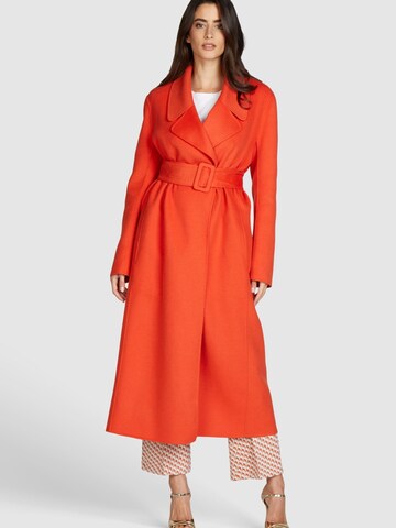 MARC AUREL Between-Seasons Coat in Orange