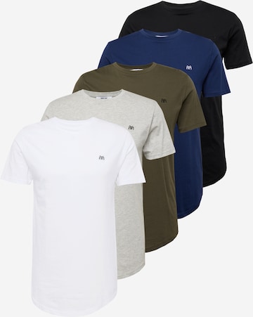 T-Shirt 'Dorian' ABOUT YOU en gris : devant