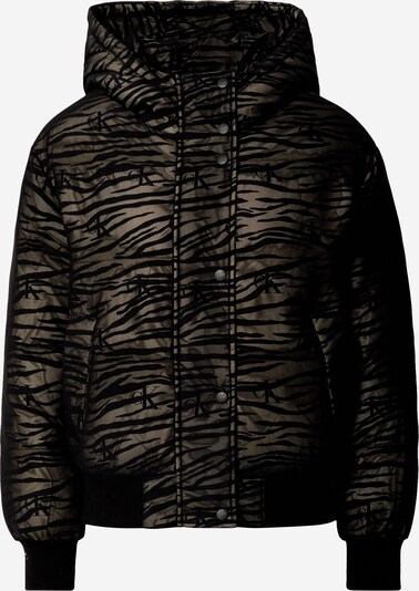 Calvin Klein Jeans Übergangsjacke in braun / schwarz, Produktansicht