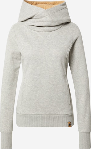 Fli Papigu Sweatshirt 'Schönste Frau in Stadt' in Grey: front