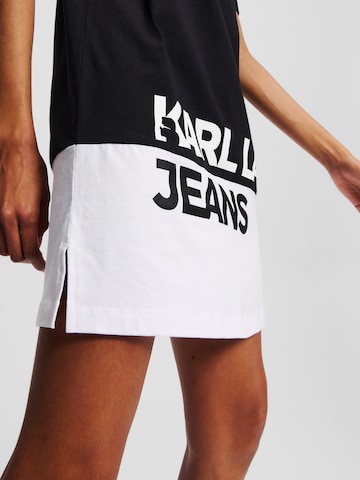KARL LAGERFELD JEANS Kleid in Schwarz