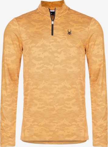 Spyder Sportsweatshirt in Goud: voorkant