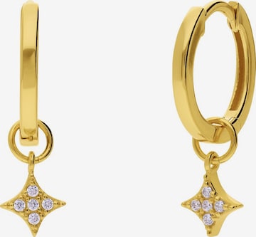 Boucles d'oreilles 'Stern' Lucardi en or : devant