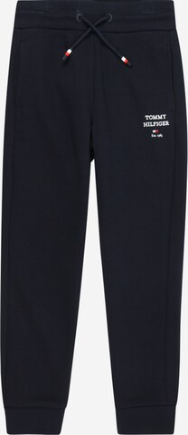 TOMMY HILFIGER Tapered Pants in Blue: front