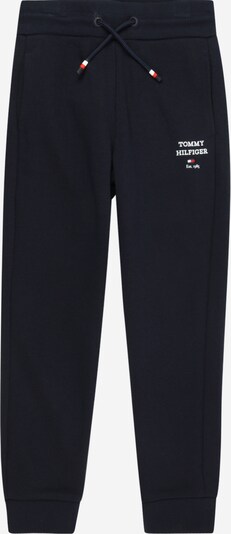 Pantaloni TOMMY HILFIGER pe bleumarin / roșu intens / alb, Vizualizare produs