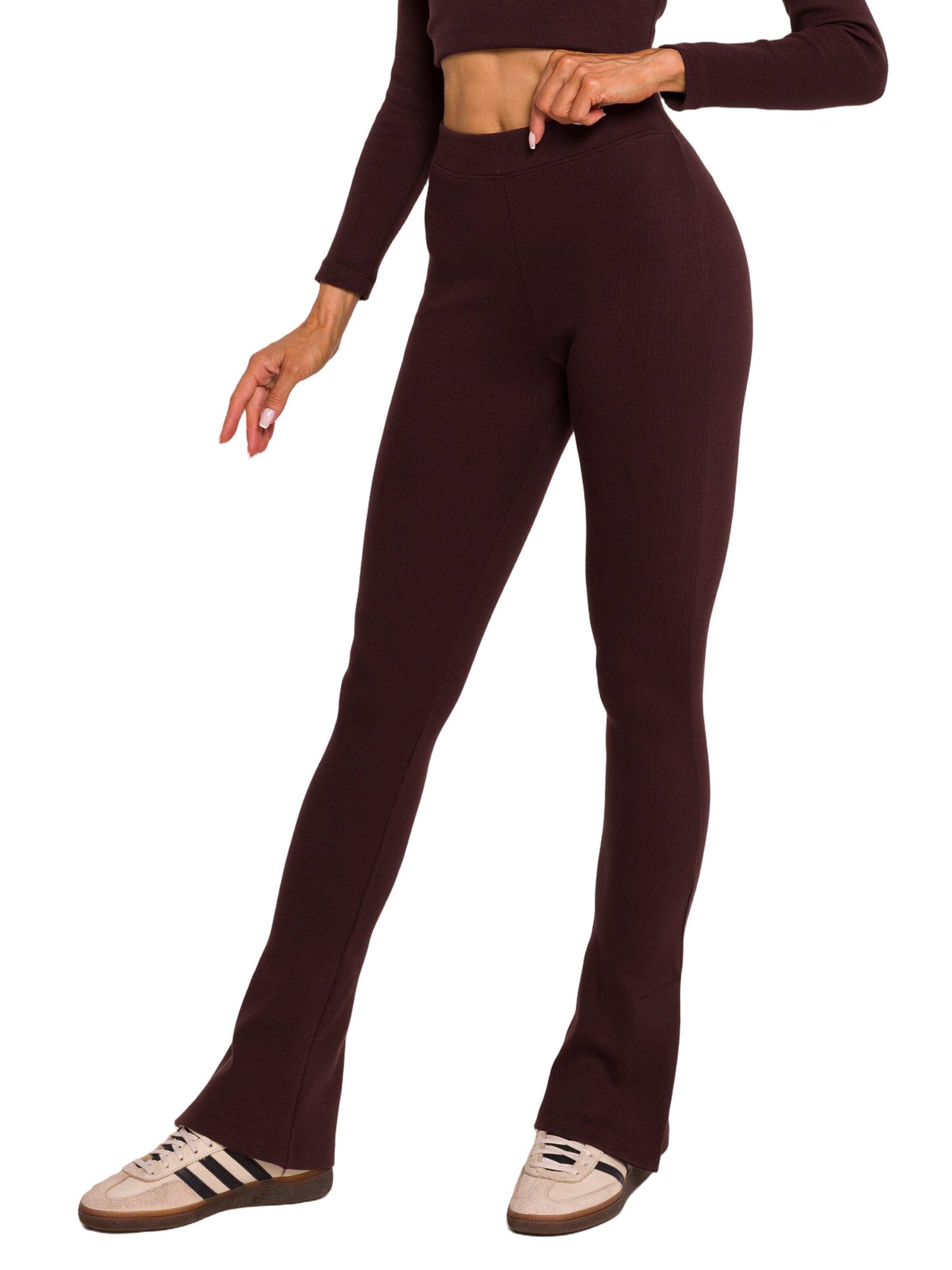 Skinny Leggings de la made of emotion pe maro