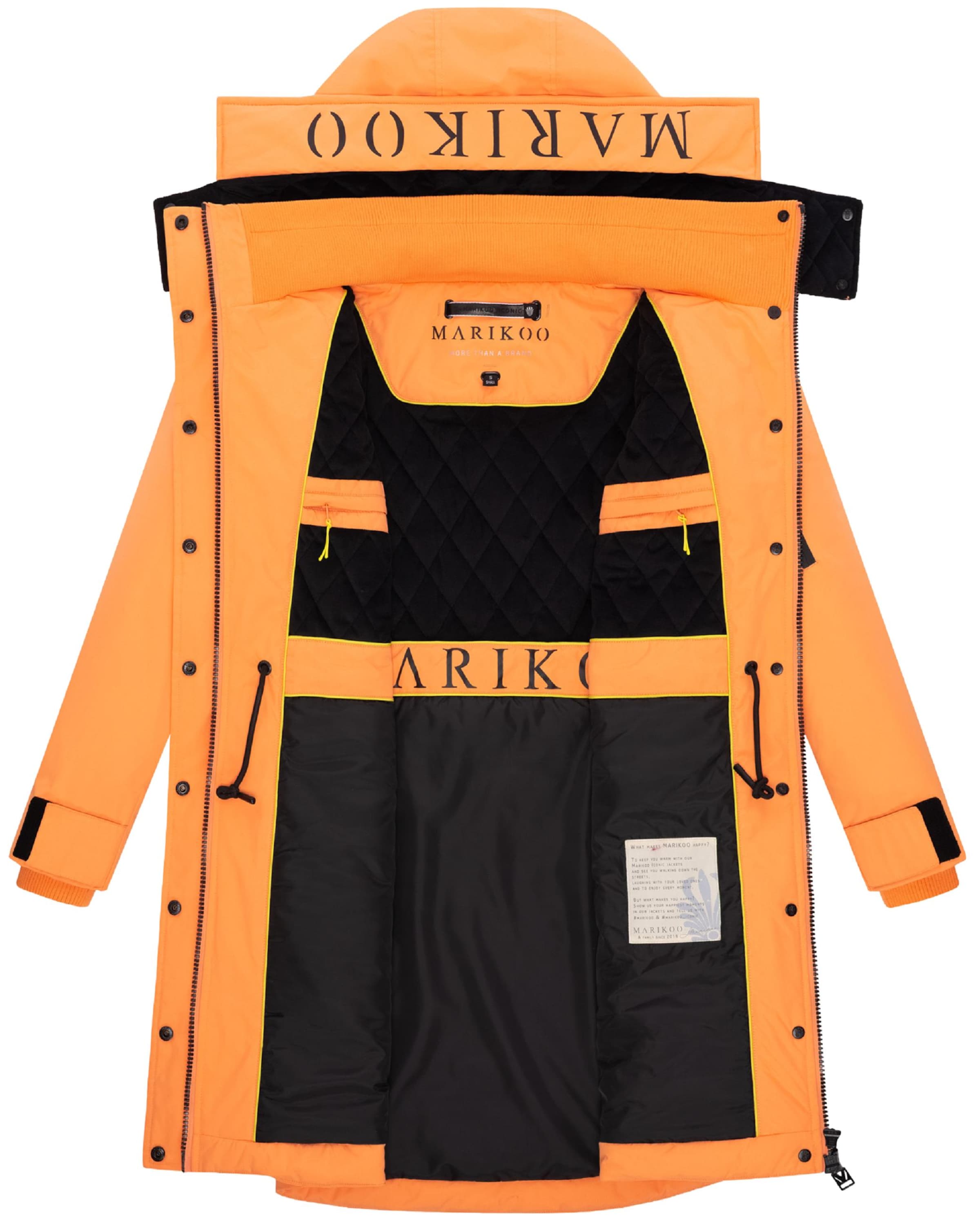 MARIKOO Χειμερινό παλτό &#x27;Anoukaa 16&#x27; σε πορτοκαλί
