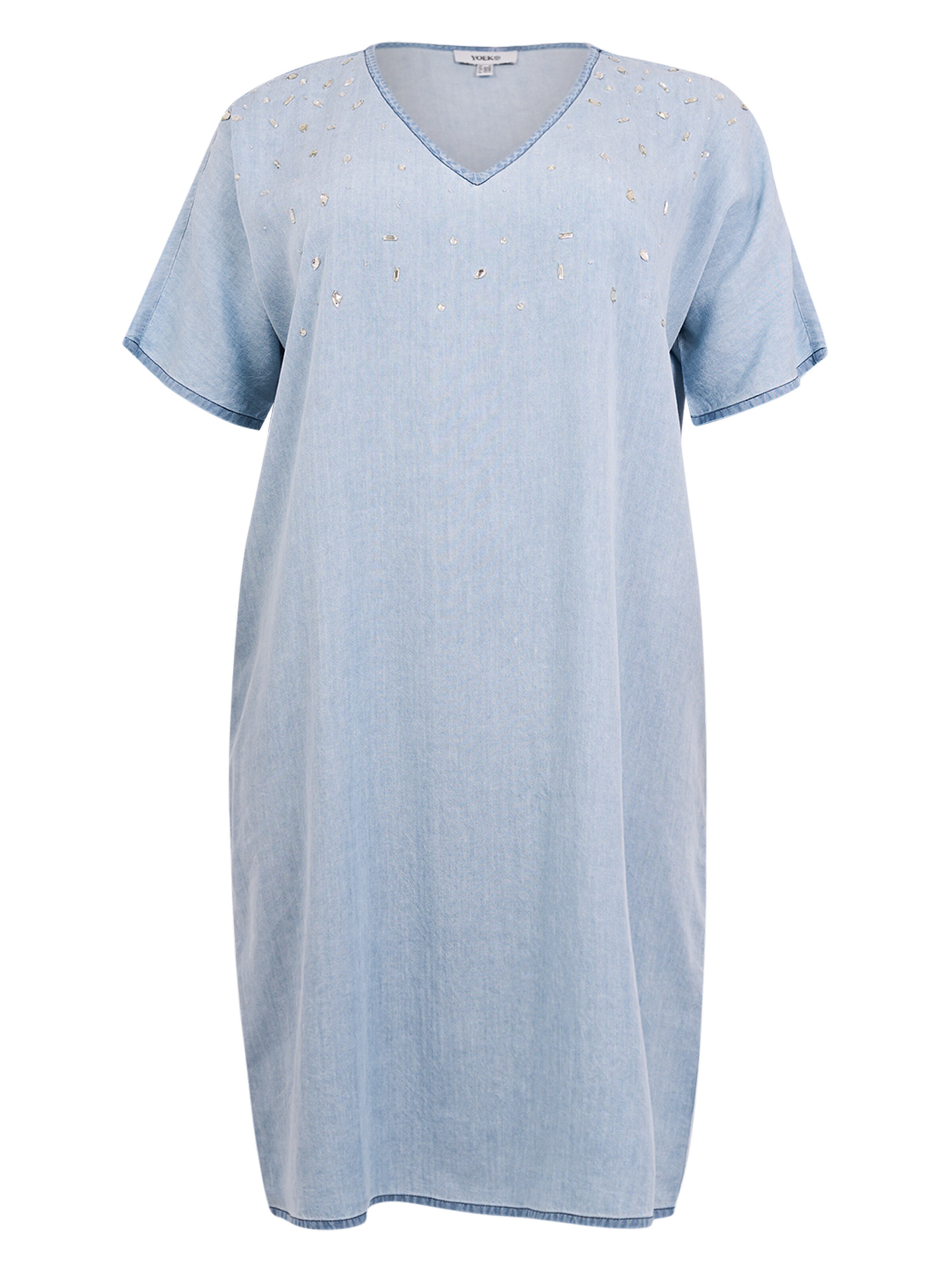 Robe YOEK en bleu : devant