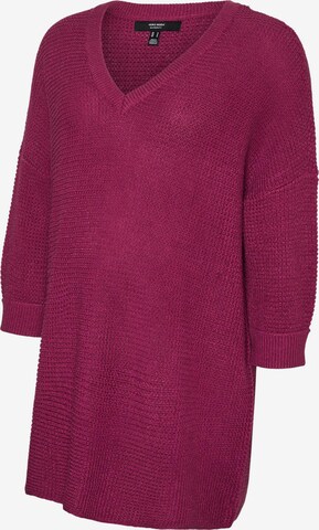 Vero Moda Maternity Sweater 'VMMLEANNA' in Purple: front